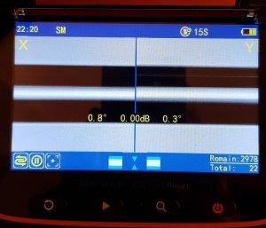 spawanie światłowodu