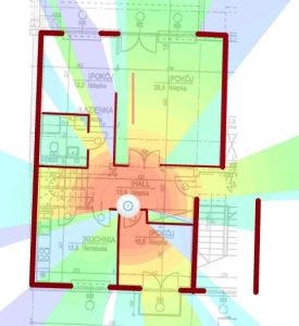 optymalizacja wifi przykładowe umieszczenie AP